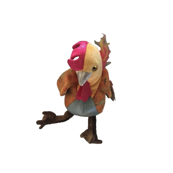 Ty Beanie Baby ROOSTER - Chinese Zodiac Collectible Plush Farmhouse Decor - Picture 4 of 5